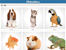 Tablet Screenshot of animalons.cat