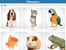 Tablet Screenshot of animalons.es